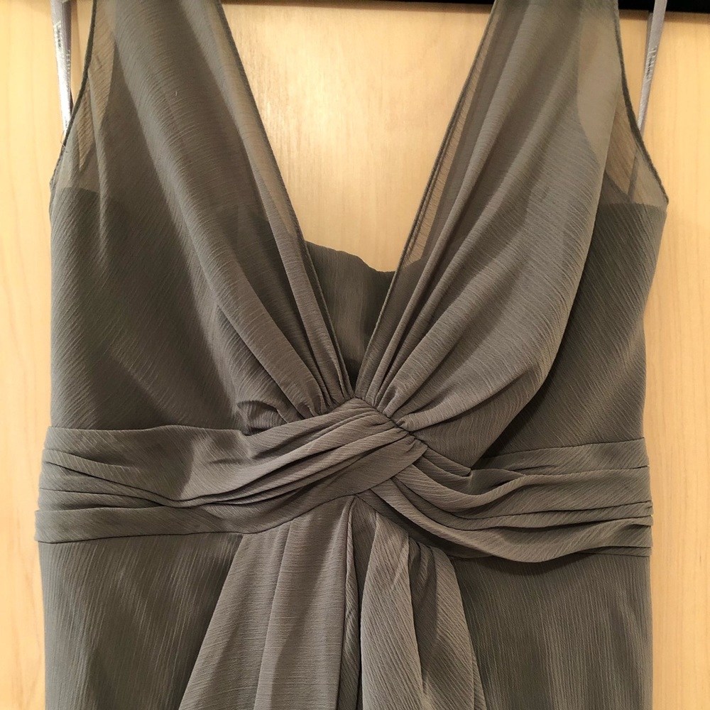 White by Vera Wang Chiffon Dress